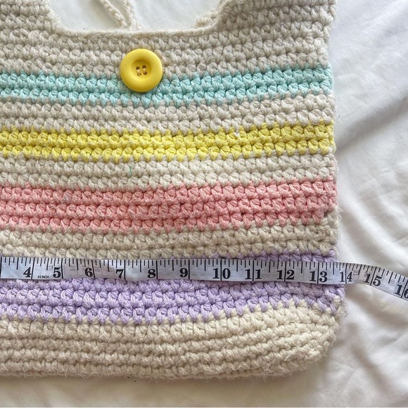 knitted tote bag - Picture 3 of 7